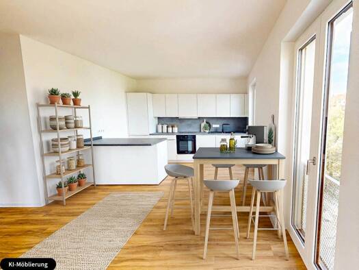 Wohnung zur Miete - Erstbezug 1.205 € 3 Zimmer 80,8 m² 4. Geschoss frei ab sofort Columbusstraße Löbtau-Nord Dresden 01159
