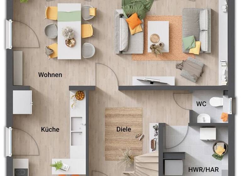 Einfamilienhaus zum Kauf - Erstbezug 310.645 € 4 Zimmer 123 m² 450 m² Grundstück Nauendorf Großenstein 07580