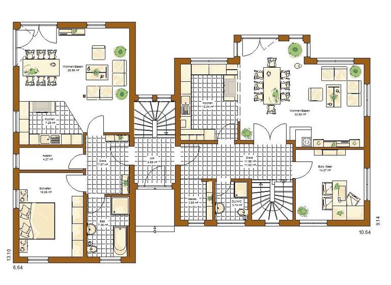 Mehrfamilienhaus zum Kauf 1.684.800 € 7 Zimmer 237 m² 1.270 m² Grundstück Kochel Kochel am See 82431