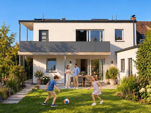 Doppelhaushälfte zum Kauf - Erstbezug 679.000 € 5 Zimmer 159,3 m² 636 m² Grundstück Küffelstraße 26 Ebelsberg Linz 4030