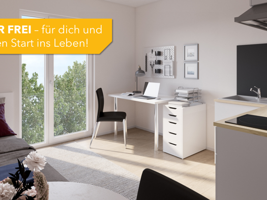 Wohnung zur Miete 558 € 1 Zimmer 19,6 m² 3. Geschoss frei ab sofort Bahnhofstraße / Reindelstraße Gleißbühl Nürnberg 90402