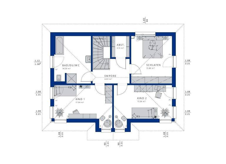 Einfamilienhaus zum Kauf 746.497 € 5 Zimmer 155 m² 750 m² Grundstück Oberlethe I Wardenburg 26203