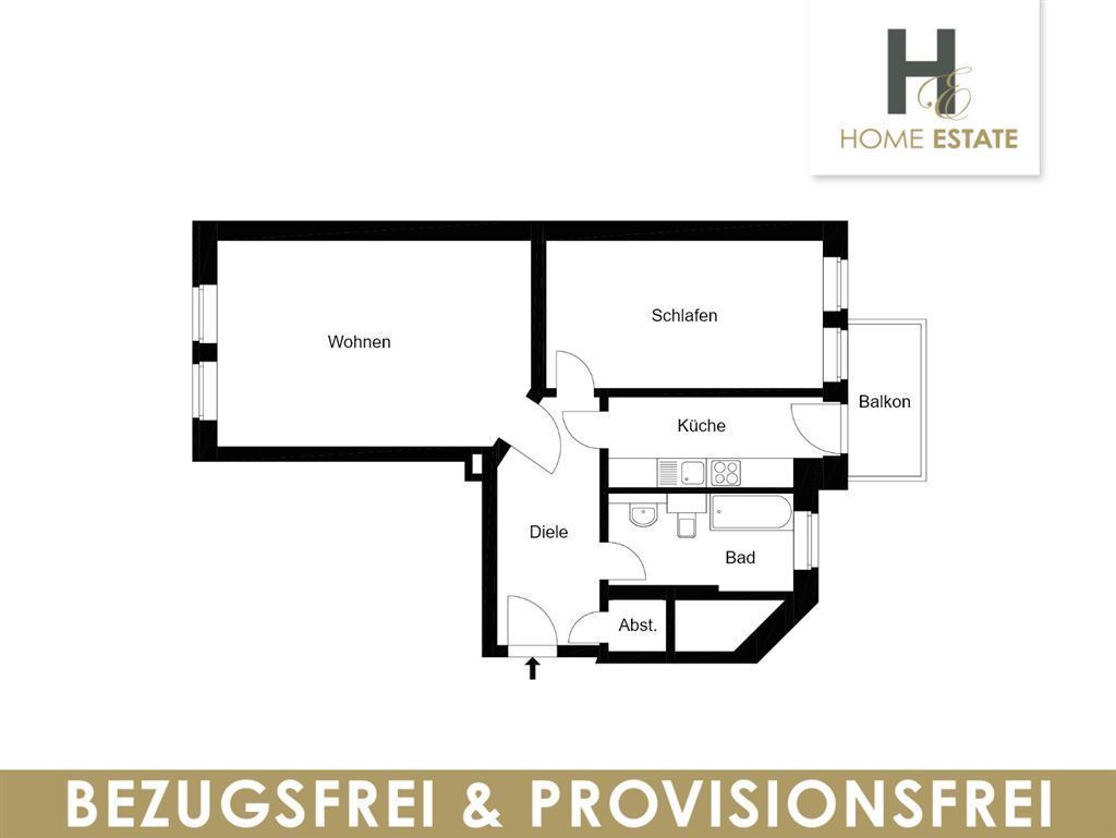 Wohnung zum Kauf provisionsfrei als Kapitalanlage geeignet 321.000 € 2 Zimmer 71 m²<br/>Wohnfläche Czermaks Garten 5 Zentrum - Ost Leipzig 04103