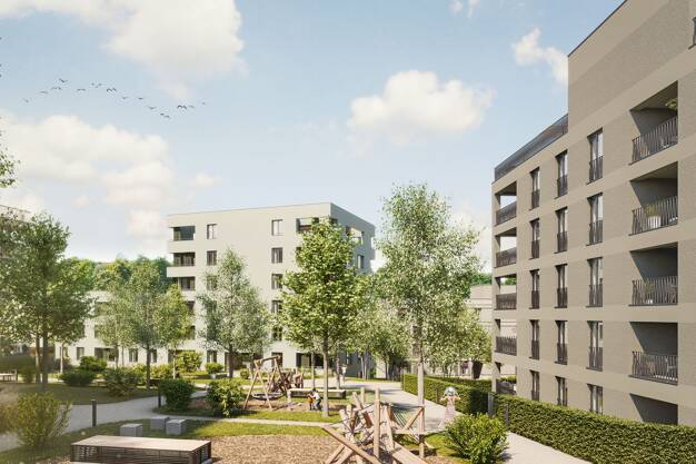 Wohnung zur Miete - Neubau 1.060 € 2 Zimmer 54,8 m² 1. Geschoss frei ab 01.07.2025 Oststadt Ravensburg 88212