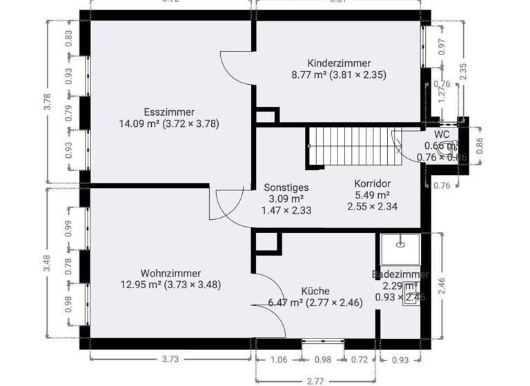 Doppelhaushälfte zum Kauf 224.900 € 9 Zimmer 163 m² 520 m² Grundstück Freiberg 09599
