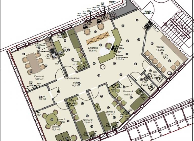 Büro zur Miete provisionsfrei 14 € Innenstadt Fürth 90762