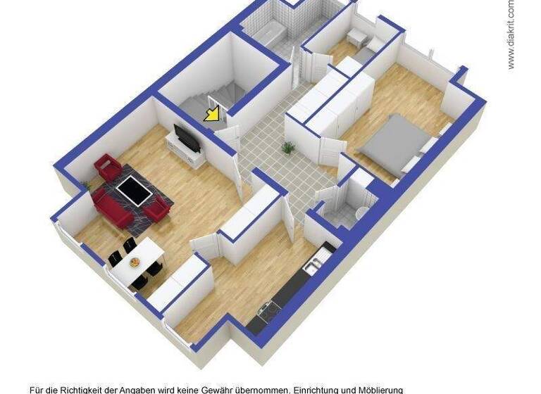 Wohnung zum Kauf provisionsfrei 179.900 € 2 Zimmer 84 m² 3. Geschoss frei ab sofort Düren 52349