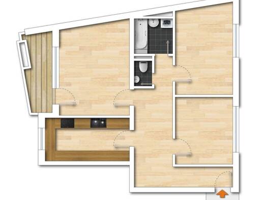 Wohnung zum Kauf 312.000 € 3 Zimmer 87 m² 2. Geschoss Mögeldorf Nürnberg 90482