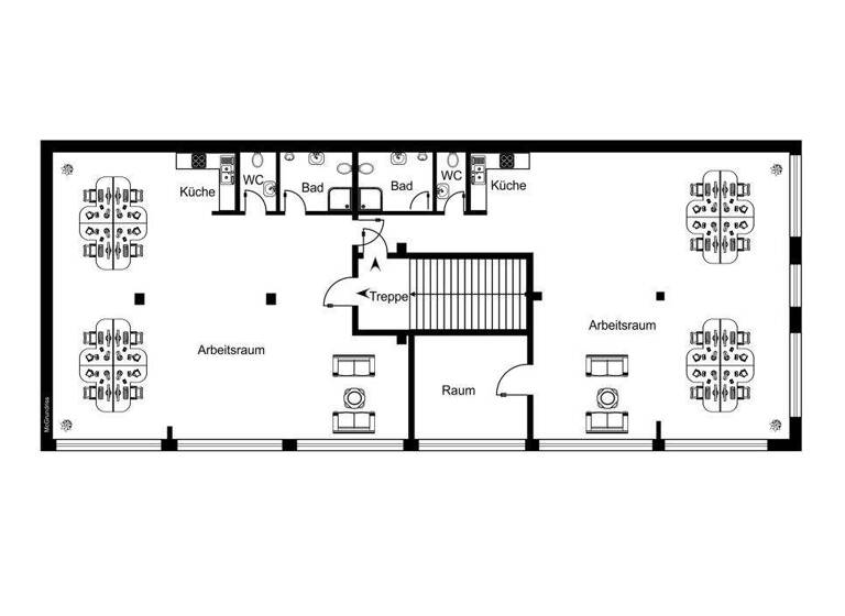 Bürofläche zur Miete 2.750 € 3 Zimmer 292 m² Bürofläche teilbar ab 128 m² Maschen Seevetal 21220