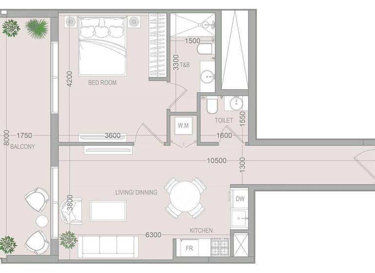 Wohnung zum Kauf provisionsfrei 273.015 € 2 Zimmer 73,8 m² Dubai 00000