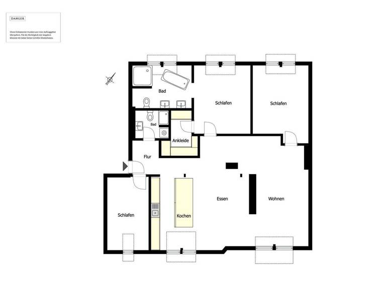 Wohnung zum Kauf 745.000 € 4 Zimmer 128,3 m² Potsdam West Potsdam - West 14471