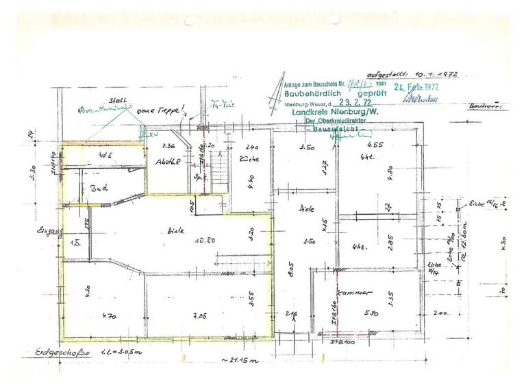 Wohnung zur Miete 600 € 3 Zimmer 112 m² frei ab 01.07.2026 Schessinghausen Husum 31632
