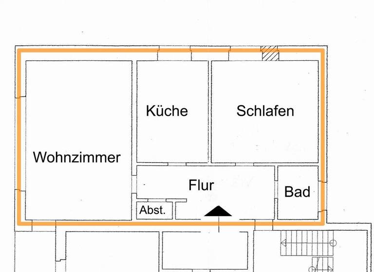 Wohnung zur Miete 580 € 2 Zimmer 83 m² 1. Geschoss Innenstadt Bad Oeynhausen 32547