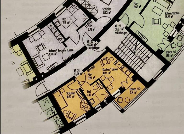Wohnung zum Kauf 55.000 € 2 Zimmer 30,2 m² Wahren Leipzig 04159