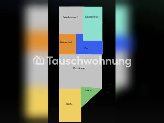 Wohnung zur Miete Tauschwohnung 560 € 3 Zimmer 85 m² 1. Geschoss Innenstadt Mitte 06110