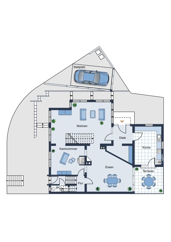 Einfamilienhaus zum Kauf 695.000 € 6 Zimmer 155 m²<br/>Wohnfläche 608 m²<br/>Grundstück Fischlaken Essen / Fischlaken 45239