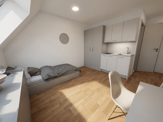 Wohnung zum Kauf - Neubau provisionsfrei als Kapitalanlage geeignet 319.922 € 1 Zimmer 20,6 m² Grasmeierstraße 8 Schwabing-Freimann München 80805