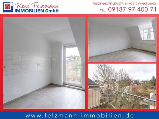 Wohnung zum Kauf provisionsfrei 20.500 € 2 Zimmer 58,2 m² 3. Geschoss frei ab sofort Südvorstadt Plauen 08527
