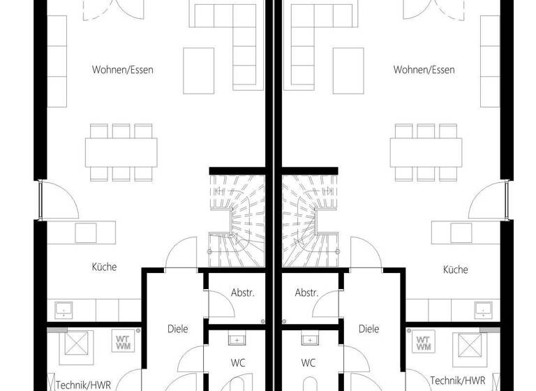 Doppelhaushälfte zum Kauf provisionsfrei 399.300 € 5,5 Zimmer 123 m² 240 m² Grundstück Jahnstr. Ecke Hermann-Stehr-Str. Oberaden Bergkamen 59192