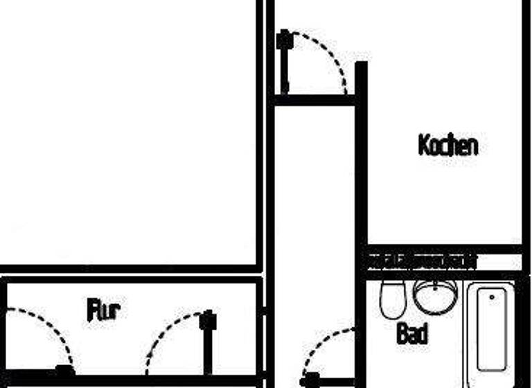 Wohnung zur Miete 417 € 3 Zimmer 61,8 m² 4. Geschoss Pfannschmidtstraße 12 Mühlhausen 99974