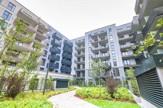 Wohnung zur Miete - Erstbezug 1.154 € 2 Zimmer 42,7 m² 5. Geschoss frei ab 01.08.2025 Karoline-Veith-Straße 35 Bockenheim Frankfurt-Bockenheim 60486