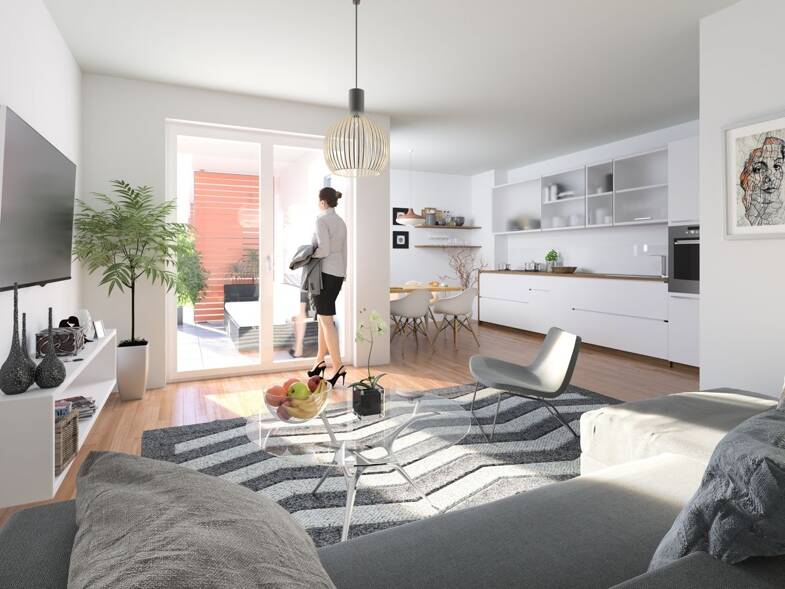 Wohnung zum Kauf - Neubau provisionsfrei 352.300 € 2 Zimmer 68,2 m² Vöhrenbacher Straße 49 Villingen Villingen-Schwenningen 78050