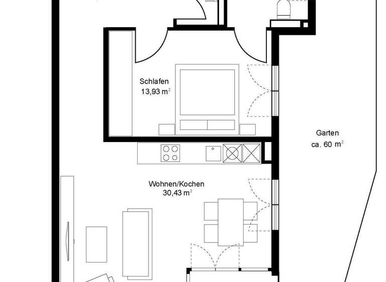 Wohnung zur Miete 2.400 € 2 Zimmer 69 m² EG Thalk.Obersendl.-Forsten-Fürstenr.-Solln München 81477