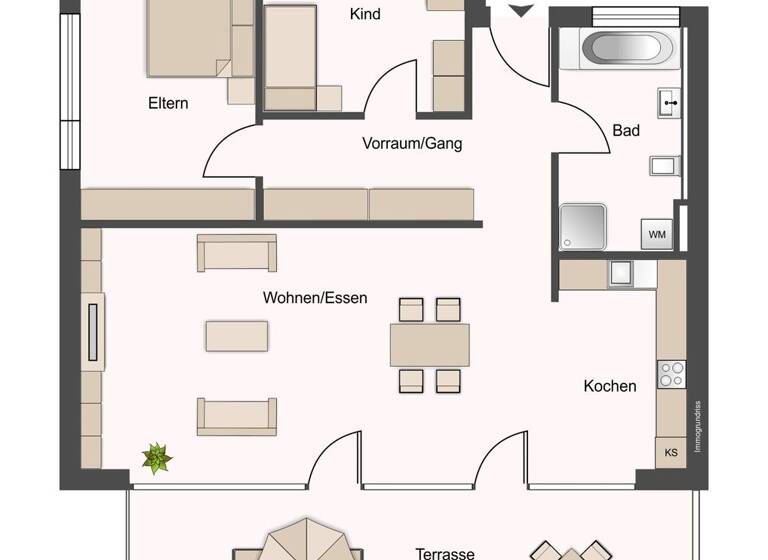 Terrassenwohnung zum Kauf 402.500 € 3 Zimmer 78,1 m² 2. Geschoss Untersteinstraße 24 Bludenz 6700