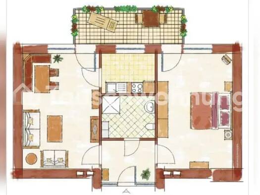 Wohnung zur Miete Tauschwohnung 820 € 2 Zimmer 50 m² 3. Geschoss Lindenthal Köln 50931