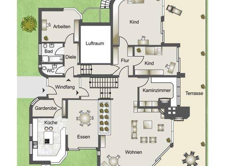 Villa zum Kauf 1.590.000 € 7 Zimmer 300 m² 7.660 m² Grundstück Spardorf 91080