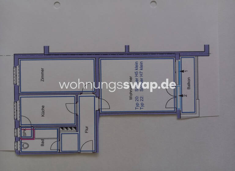 Studio zur Miete Tauschwohnung 650 € 2 Zimmer 47 m² 1. Geschoss Hadern München 81377