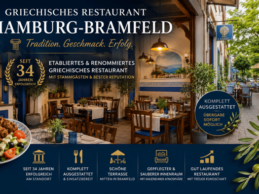Restaurant zur Miete 3.000 € 100 m² Gastrofläche Bramfeld Hamburg 22175