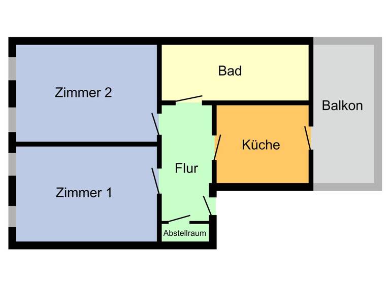 Wohnung zur Miete 449 € 2 Zimmer 82 m² 2. Geschoss Bautzen 02625