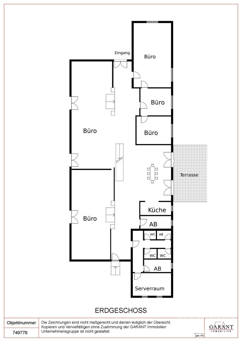 Büro-/Praxisfläche zur Miete 4.400 € 553 m²<br/>Bürofläche Talheim 74388