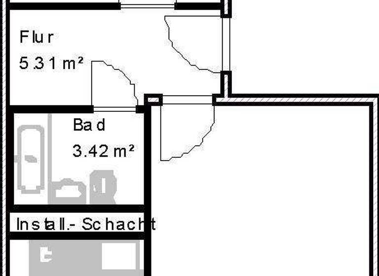 Wohnung zur Miete 270 € 2 Zimmer 53,9 m² 6. Geschoss Sankt-Josef-Straße 21a Neu Olvenstedt Magdeburg 39130