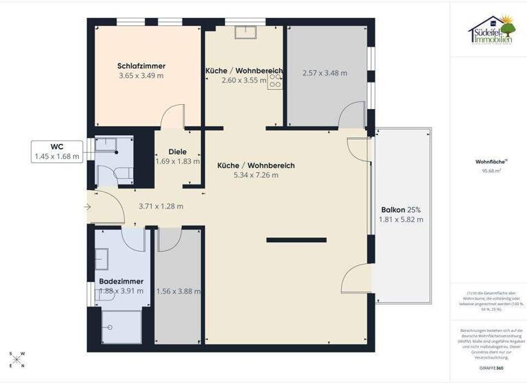 Wohnung zum Kauf 475.000 € 3 Zimmer 96 m² Irrel 54666