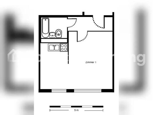 Studio zur Miete nur mit Wohnberechtigungsschein Tauschwohnung 281 € 1 Zimmer 32,6 m² 4. Geschoss Französisch Buchholz Berlin 13053