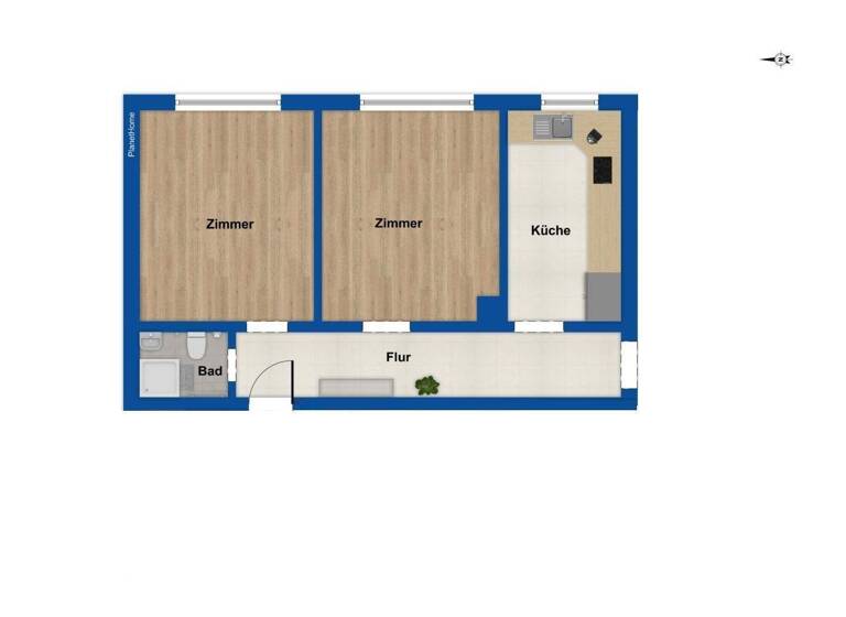 Wohnung zum Kauf 130.000 € 2 Zimmer 46,3 m² Handschuhsheim Heidelberg 69121