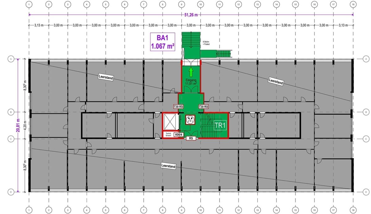 Bürogebäude zur Miete provisionsfrei 24.500 € 5.000 m²<br/>Bürofläche ab 500 m²<br/>Teilbarkeit Gottmadingen Gottmadingen 78244