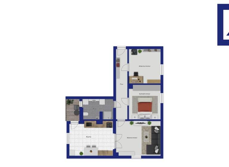 Wohnung zum Kauf 269.000 € 3 Zimmer 67 m² Zirndorf 90513