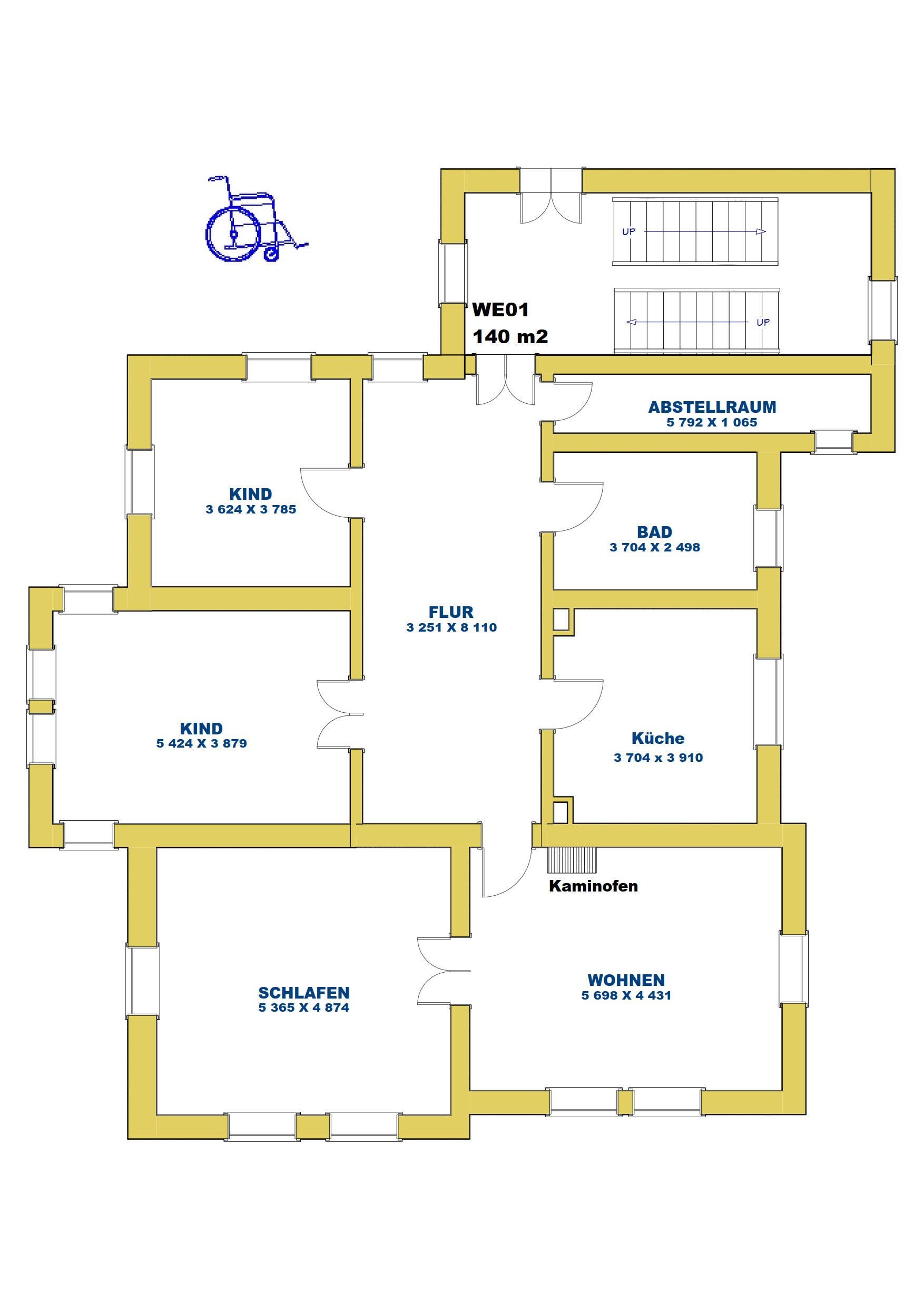 Wohnung zur Miete 870 € 4 Zimmer 140 m²<br/>Wohnfläche EG<br/>Geschoss ab sofort<br/>Verfügbarkeit Bahnhofstr. 5 Wünschendorf Pockau-Lengefeld 09514