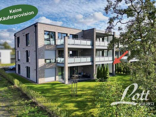 Wohnung zum Kauf - Erstbezug 226.900 € 2 Zimmer 71,7 m² frei ab sofort Augustfehn I Apen / Augustfehn 26689