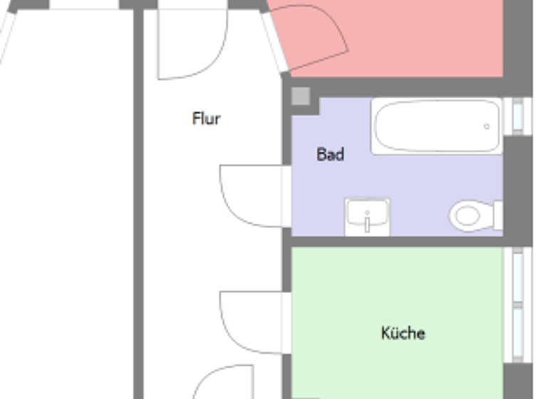 Wohnung zur Miete 280 € 2 Zimmer 54,1 m² 2. Geschoss frei ab 01.06.2026 Zittau 02763