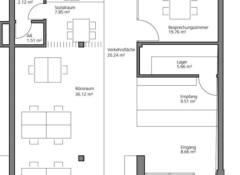 Bürogebäude zum Kauf - Erstbezug provisionsfrei 565.000 € 1 Zimmer 117 m² Bürofläche Wilhelmstraße 12 Pliezhausen 72124