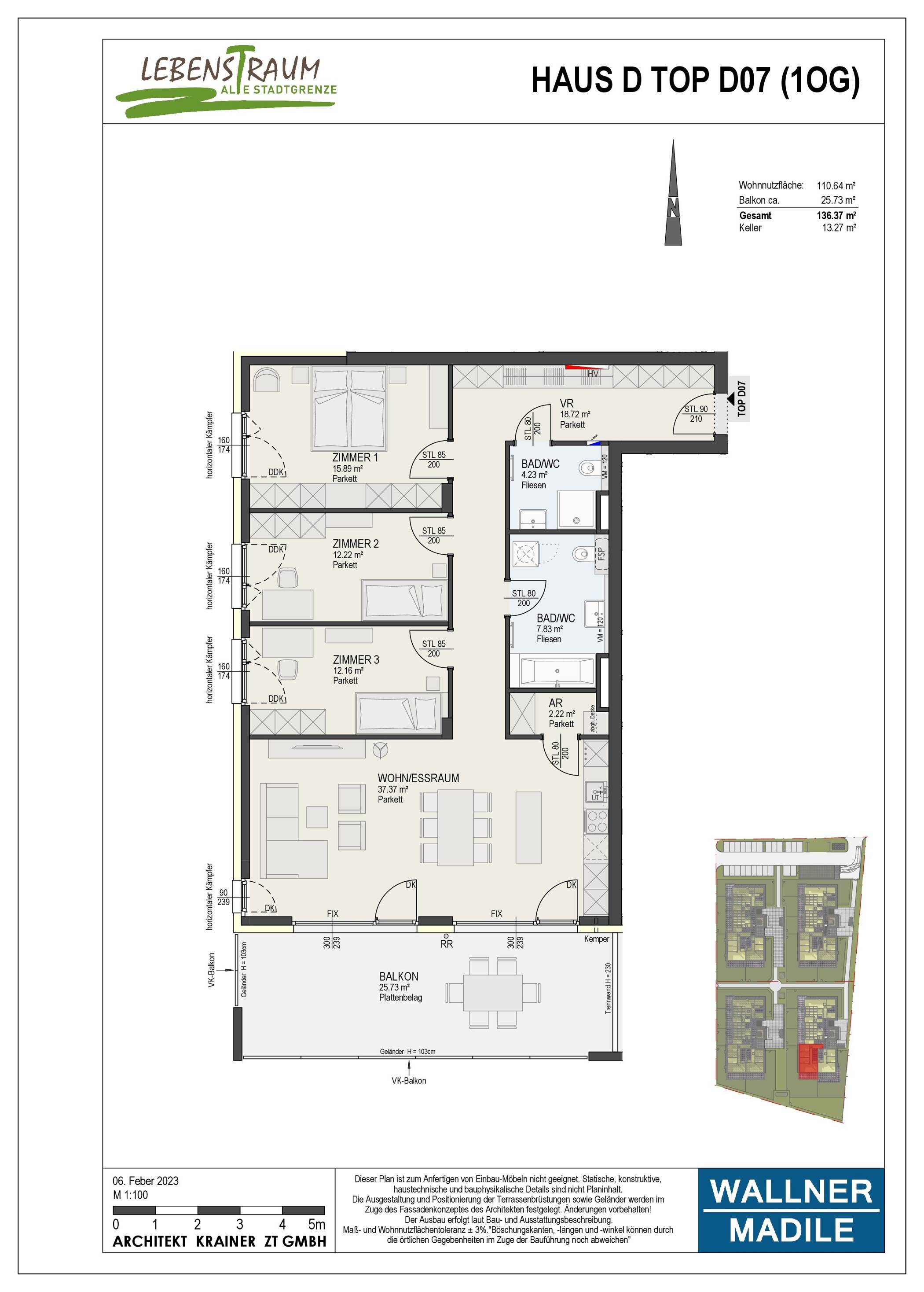 Wohnung – Klagenfurt am Wörthersee - Ansicht 2