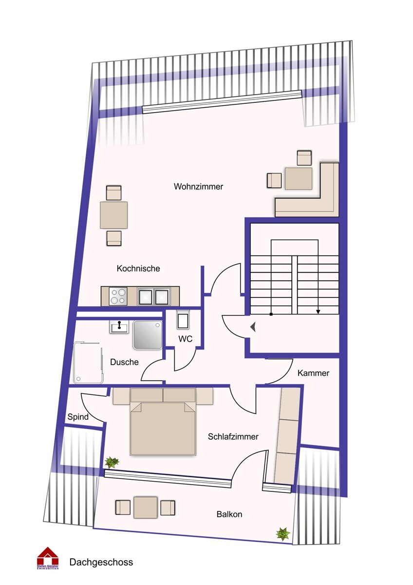 Wohnung zum Kauf 335.000 € 2 Zimmer 67 m²<br/>Wohnfläche 4.<br/>Geschoss Nippes Köln / Nippes 50733