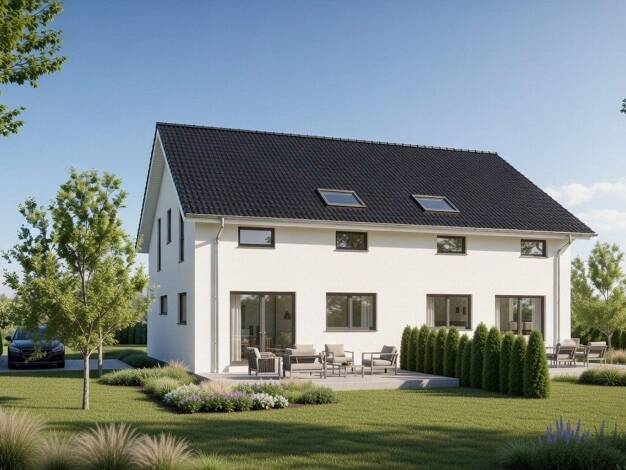 Doppelhaushälfte zum Kauf 579.000 € 4 Zimmer 130 m² 258 m² Grundstück Erdmannhausen 71729