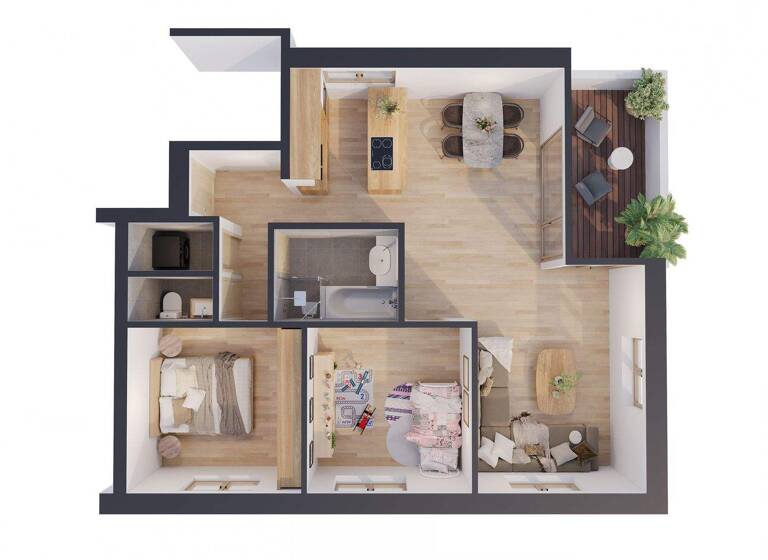 Wohnung zum Kauf 474.000 € 3,5 Zimmer 73 m² Göfis 6811