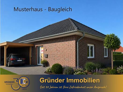 Bungalow zum Kauf - Erstbezug 399.000 € 3 Zimmer 105 m² 600 m² Grundstück Lehrte Haselünne 49740