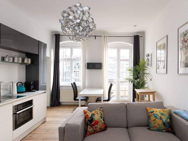 Wohnung zur Miete Wohnen auf Zeit 1.550 € 2 Zimmer 42 m² frei ab 01.04.2026 Friedrichshain Berlin 10245